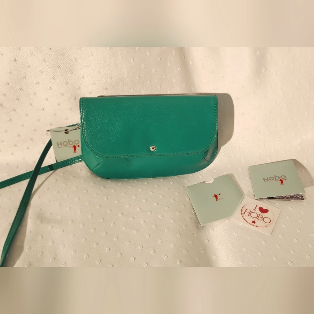 HOBO The Original Seaglass Green Crossbody Purse